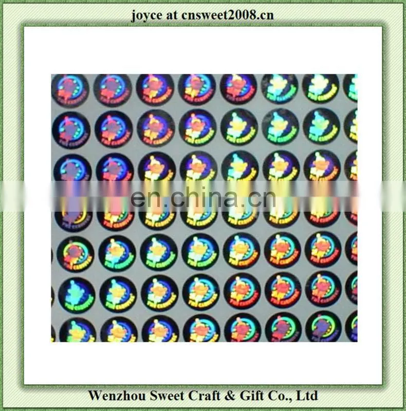 Hologram Label Custom Logo Sticker