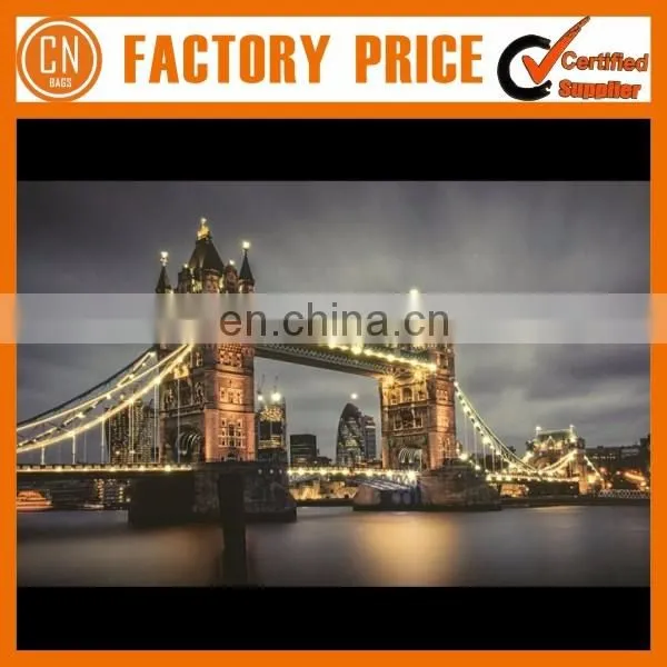 3D Customized Canvas and MDF LED Wall Murals