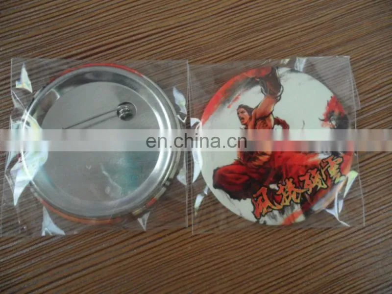 2017 cheap custom logo magnetic metal pin badge making