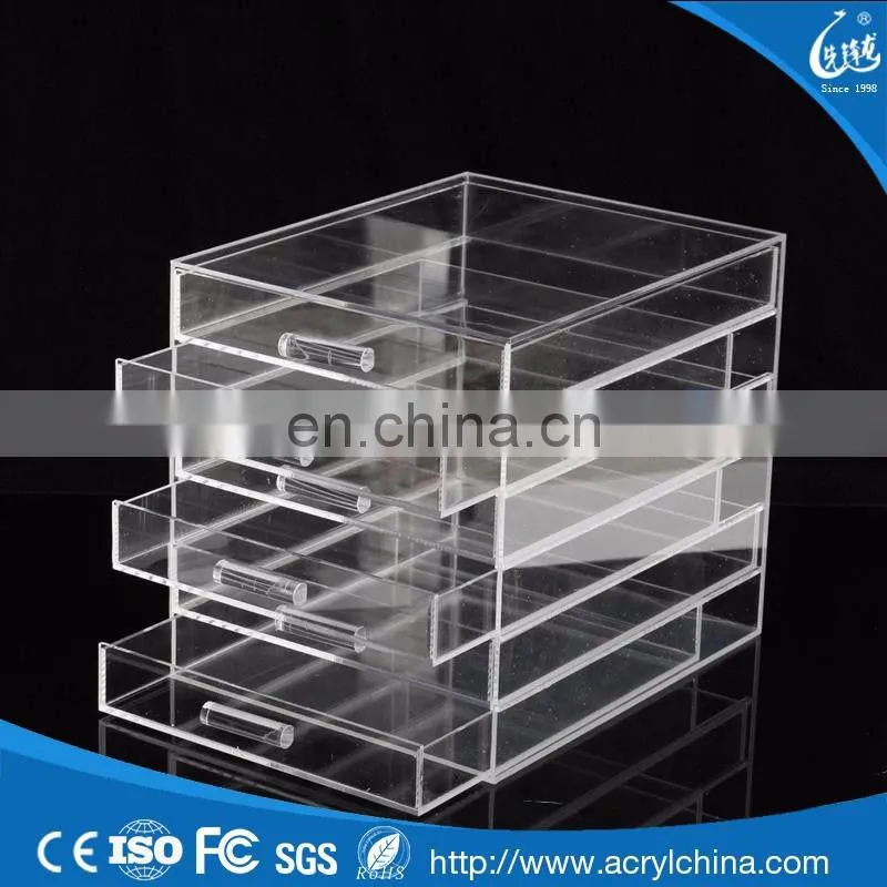 Useful and factory price acrylic cosmetic box
