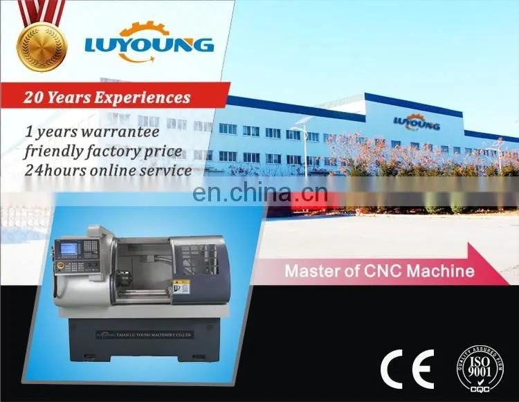 CK6432 Small CNC Lathe Machine with Manual or hydraulic chuck factory in China