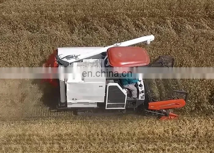 Similar Kubota Rice Combine Harvester in Thailand with AC Cabin