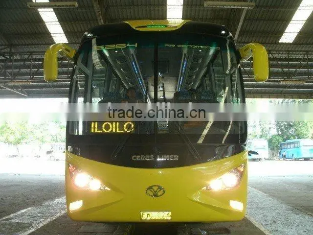 2014 new invention indoor programmable matrix yellow LED route sign for bus/12v led car message moving scrolling sign display