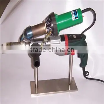 Double heat ways plastic extruding welder for pipe fusion welding