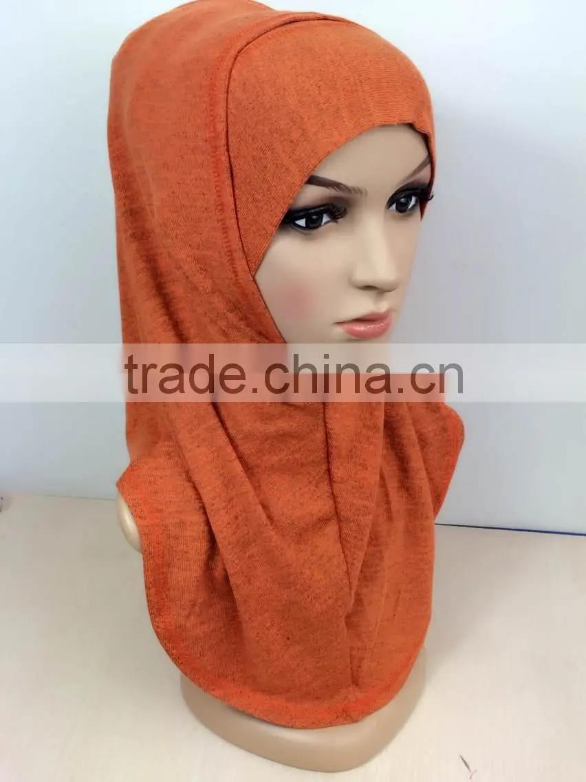 HOT 2015 cashmere ISLAMIC HEADSCARF;two piece MUSLIM HIJAB