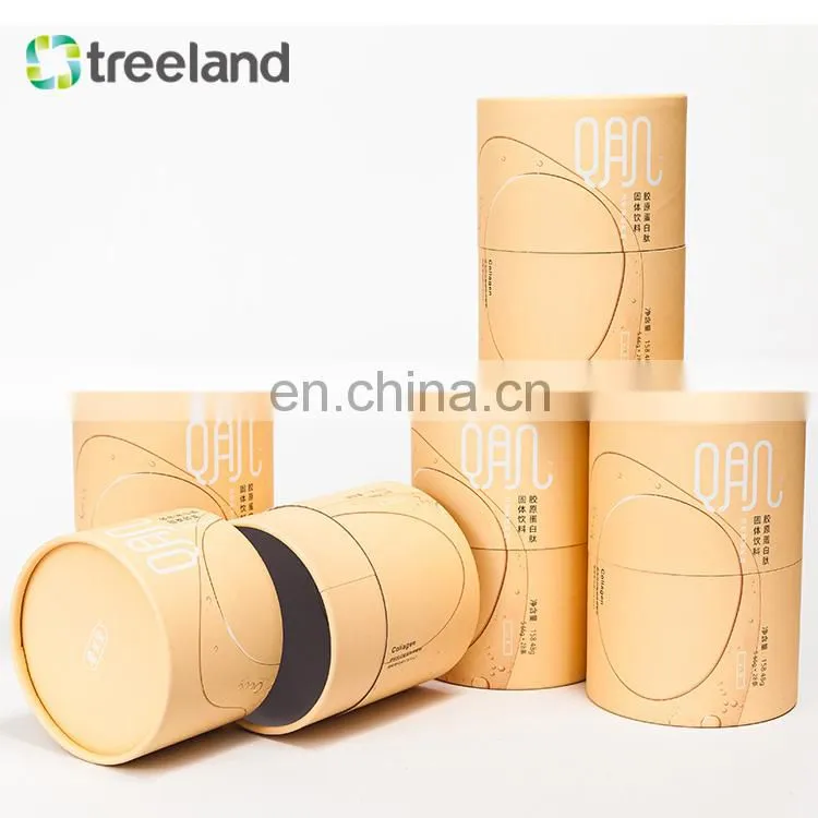 Custom Soft-touch Paper Tube Box Printed Collagen Sticks Carton Tubes