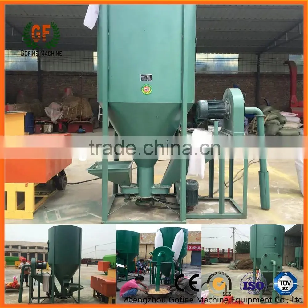 animal feed crushing and mixing machine