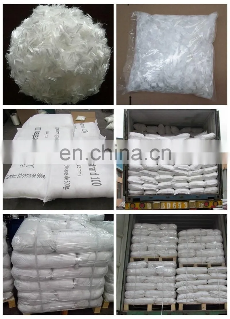 high tenacity anti-crack pp fiber additive for concrete reinforcing