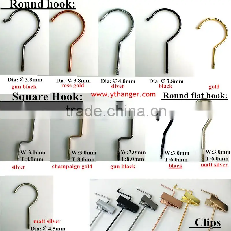 plastic rubber coated hanger top and bottom dress hanger with clips