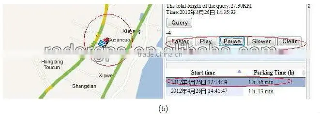 gps car tracker, vehicle gps tracker, GPRS tracker Real-time Vehicle Tracking System 4S-666