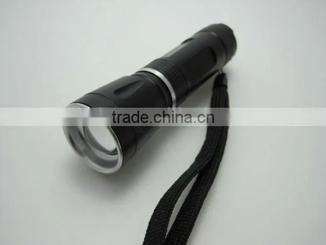High power aluminium zoom Cree LED torch
