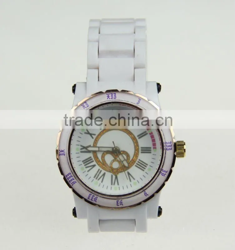 newest plastic watch, best polishing on bracelet