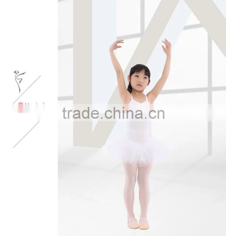 Camisole Leotard with Classical White Ballet Performance Tutus Skirts Kids