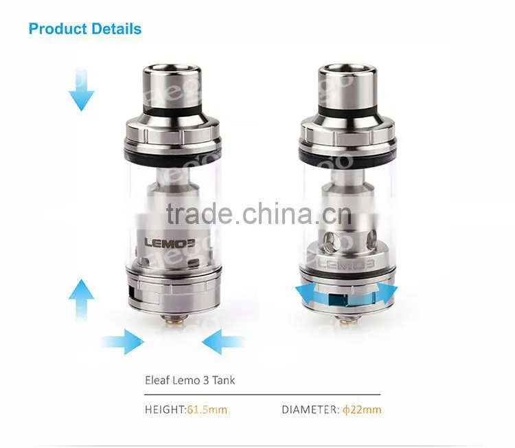 Elego 2016 Newly eleaf lemo 3 eleaf lemo2 tank with fast delivery