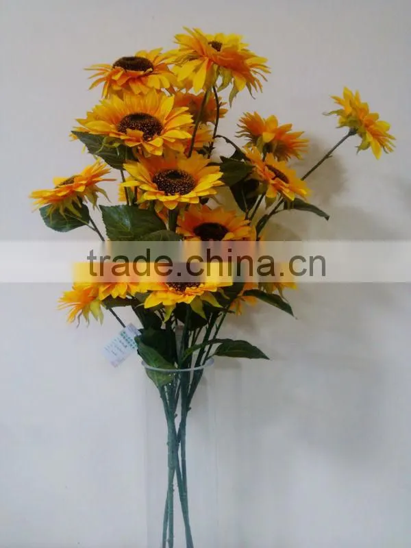 Artificial blossom sun flower