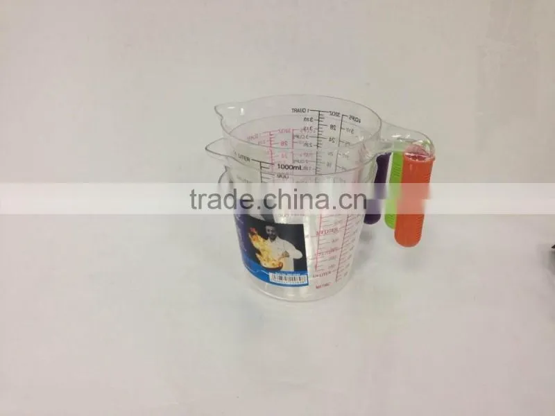 1000ml Kitchen Plastic Measuring Cup With Handle