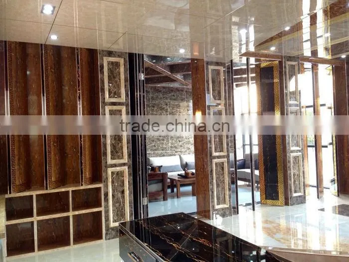 Microcrystalline stone crystal panel for kitchen room KPT-014