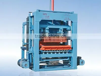 cement brick raw material and interlock block making machine type concrete block making machine