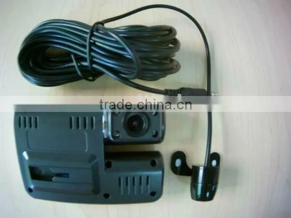 Appealing HD720P 2ch car rear view camera/dual camera car recorder with H.264 compression format