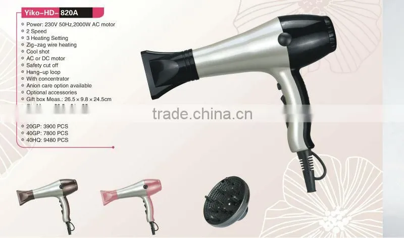 water transfer printing cordless electric hairdryer hair dryers