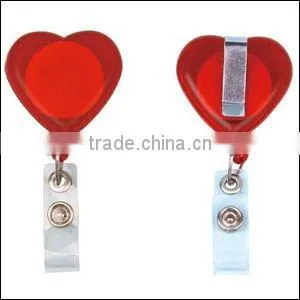 Business Gift Plastic Retractable Badge Holder