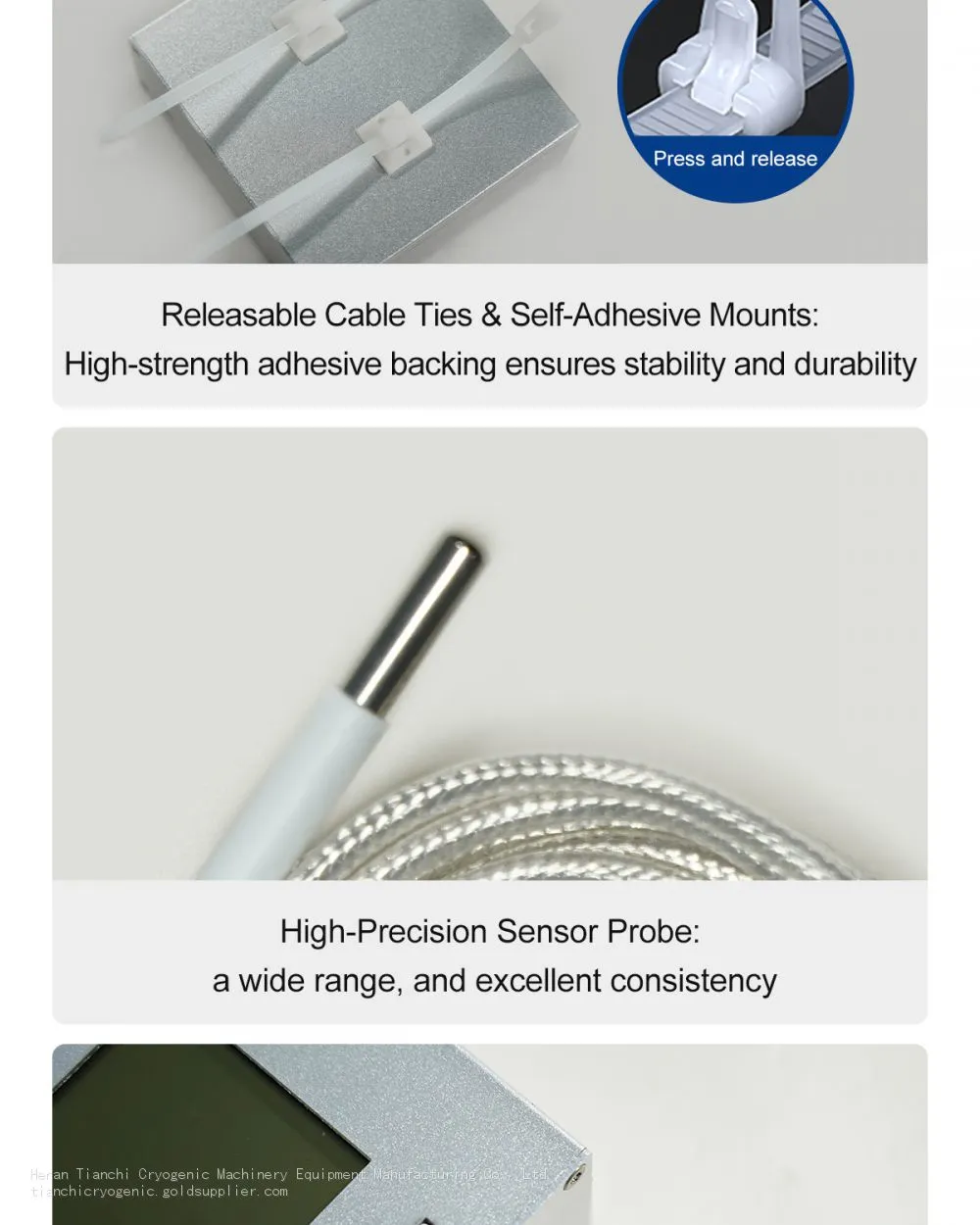 TcCryo Liquid nitrogen tank alarm