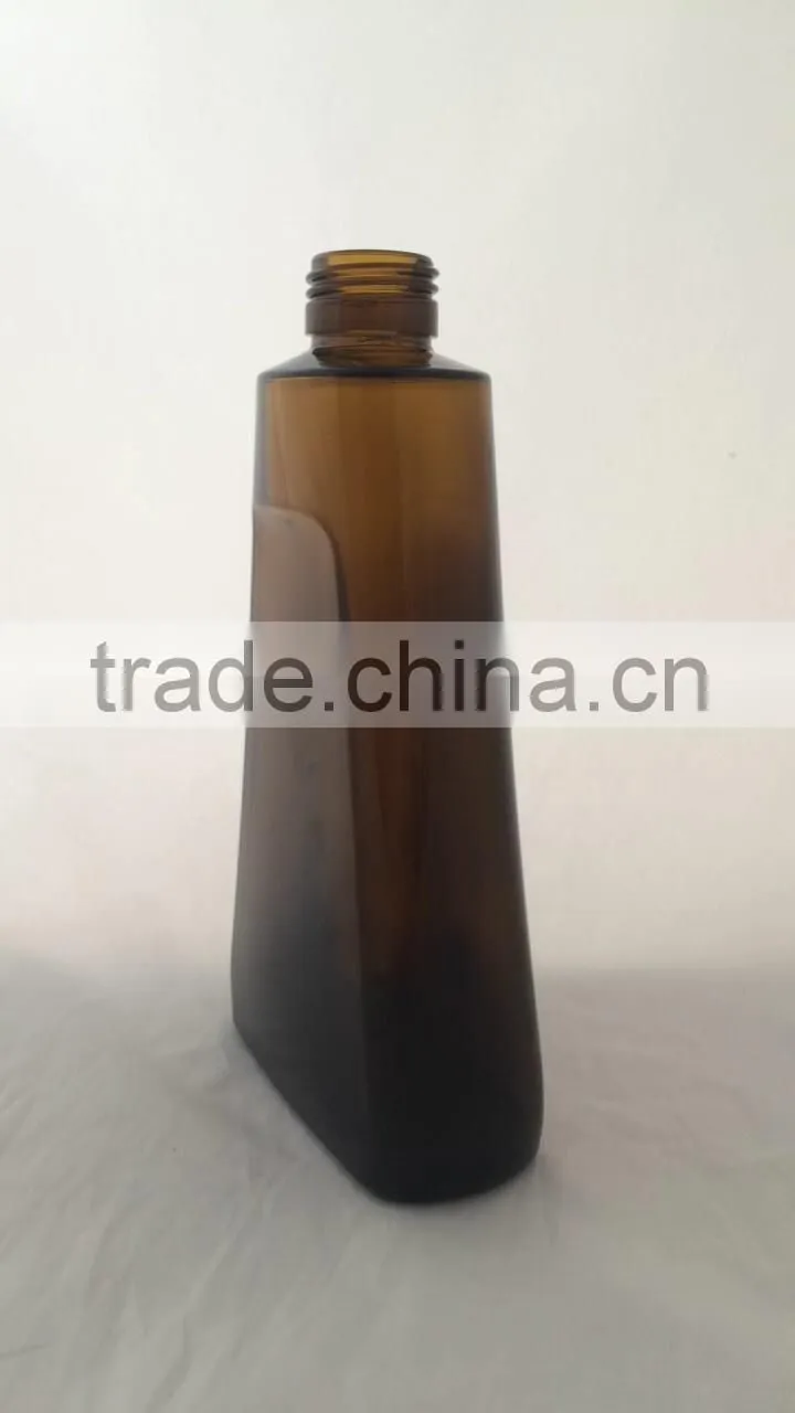 320-350ml liquid medicine amber glass bottle