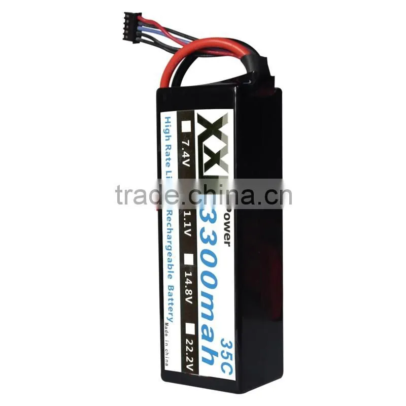 XXL 3300mah 18.5V 5S 35C lipo battery packs for rc helicopter