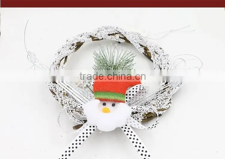 Felt Santa Claus Hanging Wooden Ornaments Gifts Enfeites De Natal Wholesale Decoration Suppliers Christmas Garland