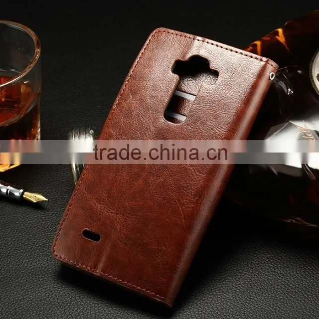 For LG G4 stylus Leon V10 Joy Spirit K4 K7 K10 leather Case Cover Classic Wallet Flip Case for LG G Flex 2 wallet case