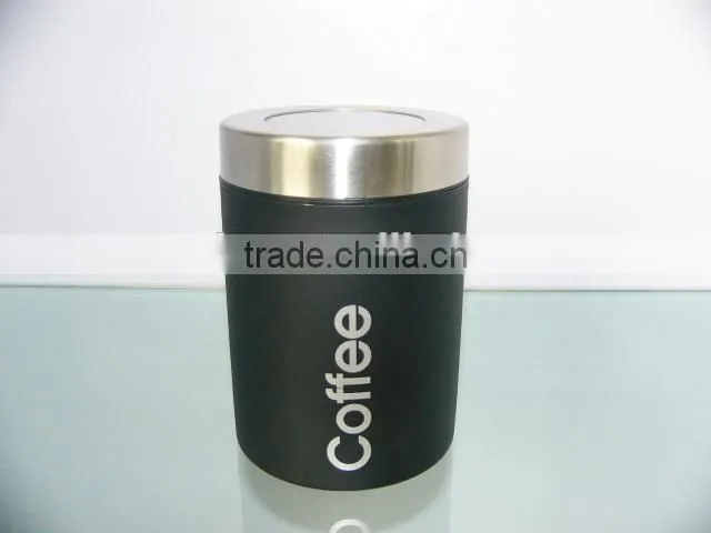 4" Stainless Steel Canister with visible lid