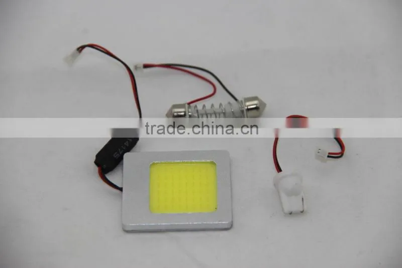 2015 wholesale auto 5w t10 LED lamp COB SMD dome interior reading light