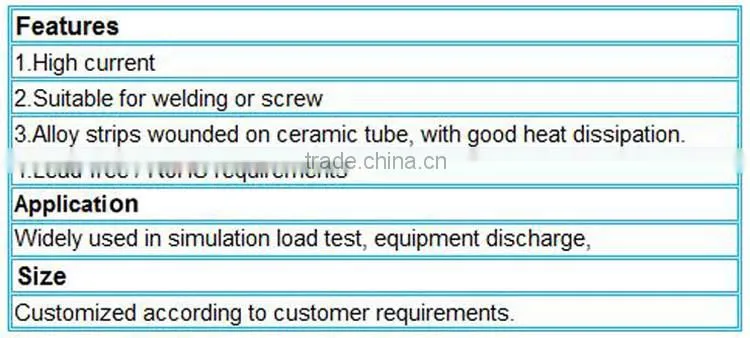 8000W Wirewound High Power Resistor,Shunt Fixed Resistor,Braking Shunt Resistor