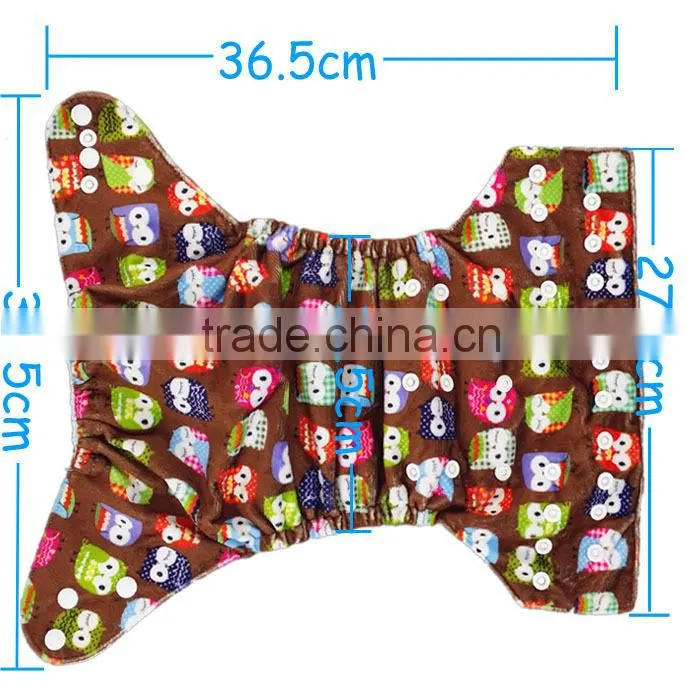 AnAnBaby Adjustable cloth diapers baby Nappies Round tab PUL