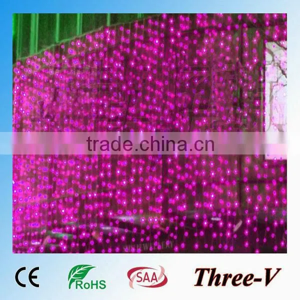 8*4M 1024LEDs CE ROHS SAA approved curtain LED holiday lighting Christmas decoration light 220V/110V