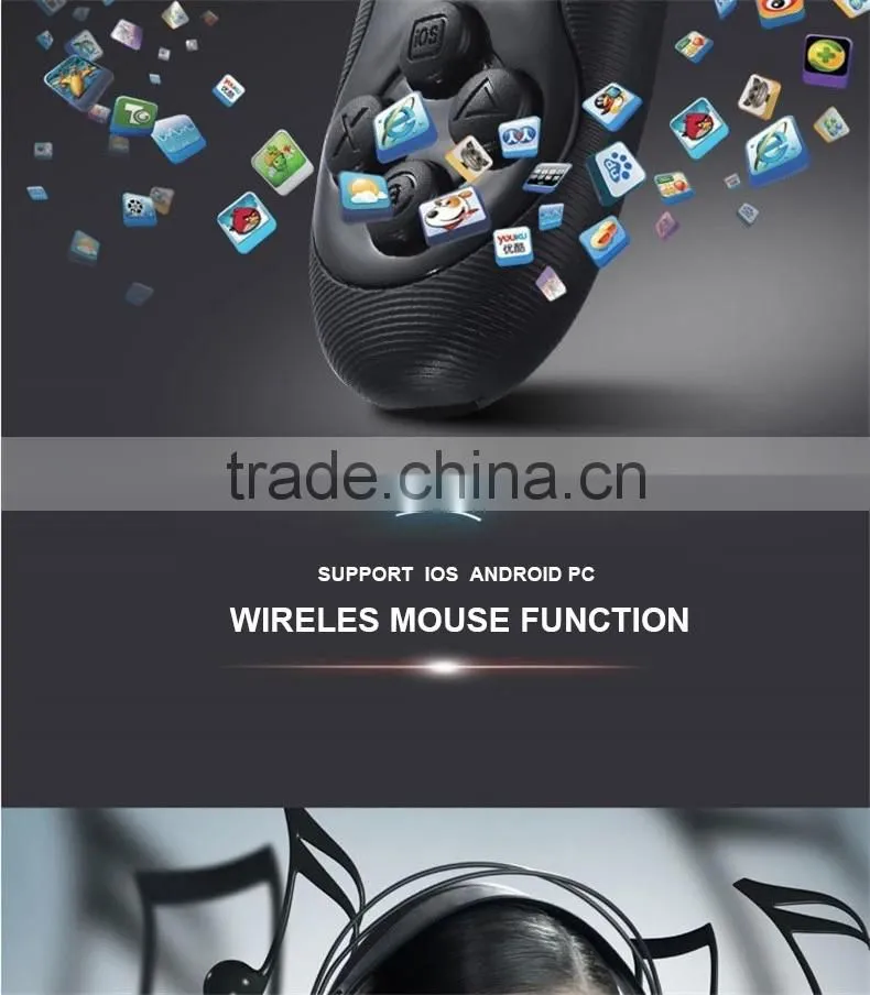 2016 mini bluetooth remote control bluetooth wireless gamepad for Android, remote-control for vr glasses hot sale