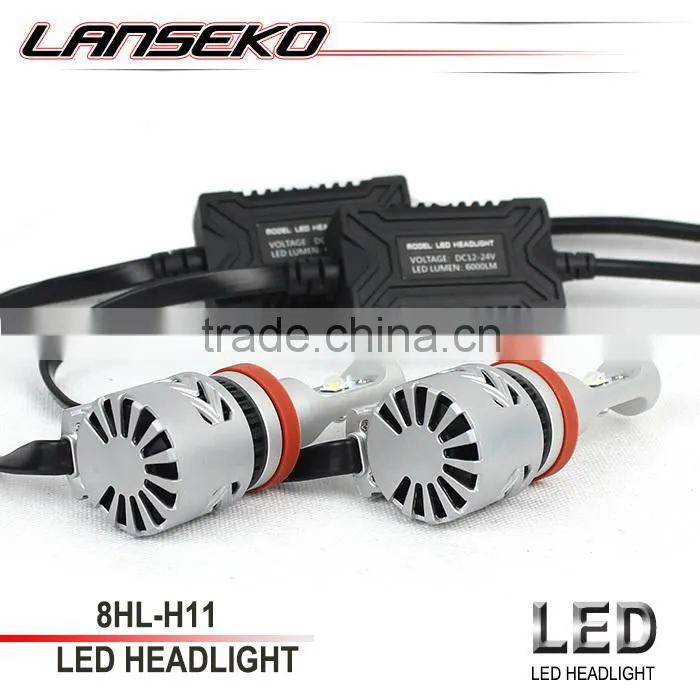 Newest led auto headlight 12-24V G8 led headlight 360degree super waterproof