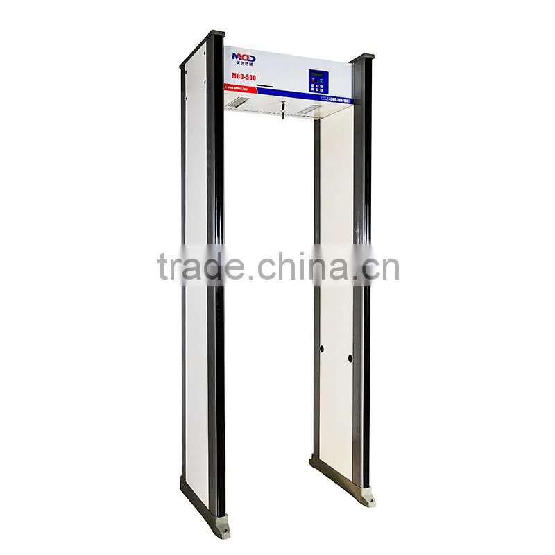 18 Zones Large Screen LCD Walk Through Metal Detector MCD-500C Widely Used in Vietnam
