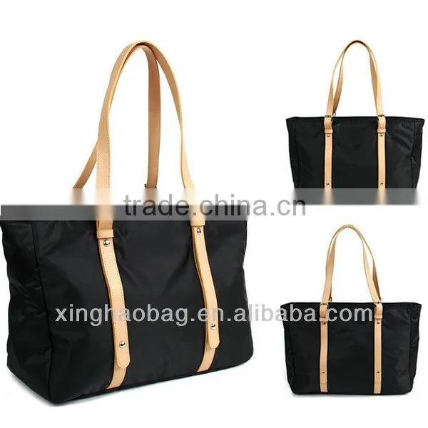 Guangzhou factory promotion cheap custom nylon tote bag