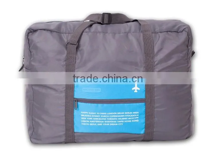 Custom made polyester folding travel bags best travel duffel bag