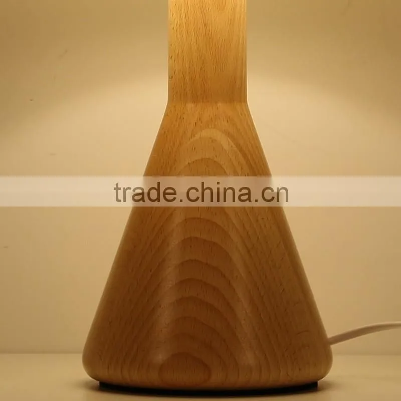 Modern Solid Wood Base Light Table Lamp Small Decorative LED Wood table lamp LED Wood table Light JK-879-19