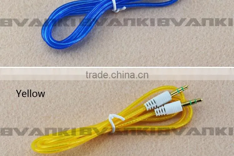 new products 2016 Car AUX Stereo Jack 3.5MM Audio Cable For Sale