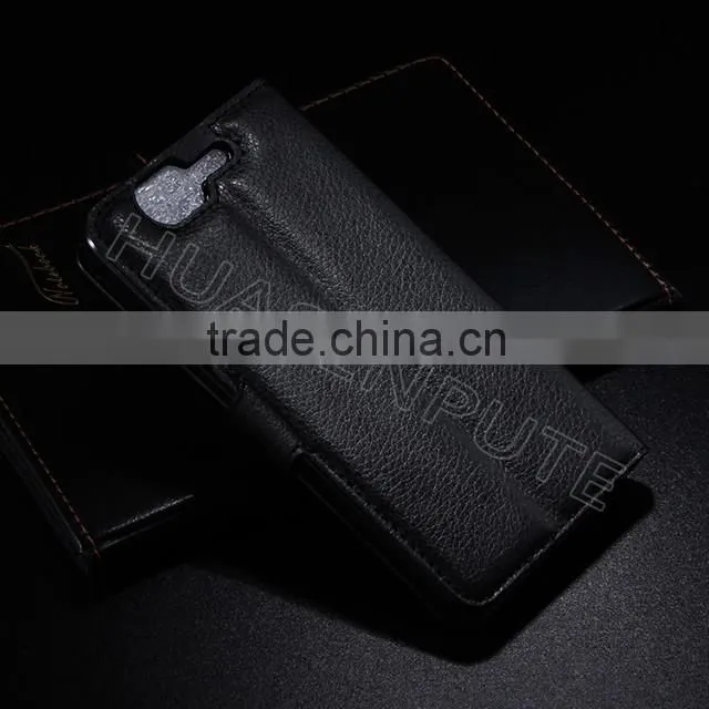 Luxury Lichee Kunstleder Flip Leather Phone Cover for Wiko Highway