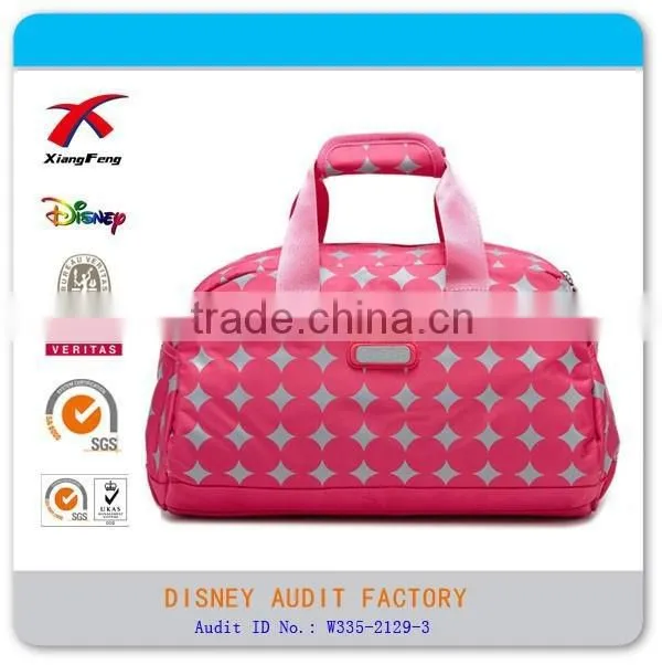 XF B-074 cute pvc backpack fancy school backpack with wheels