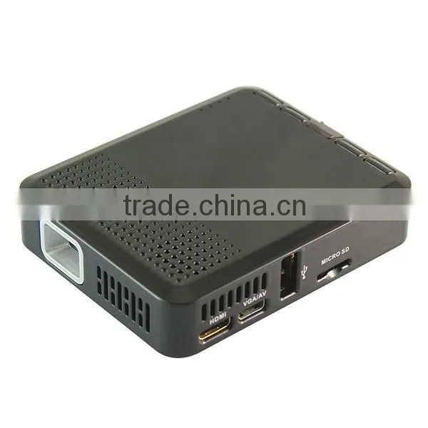 HDMI/VGA/AV/USB/MICRO USB Support Mini Pocket Multimedia DLP LED Projector