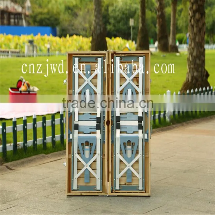 wood picnic folding table