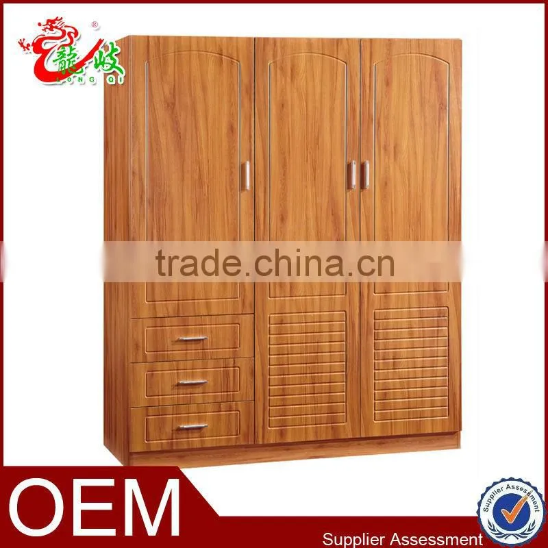 high quality cheap modern design MDF bedroom furniture storage cabinet wardrobe closet