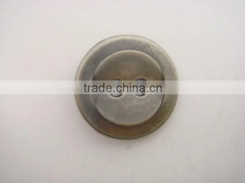 17.5mm chiness factory fold metal 2 hole button