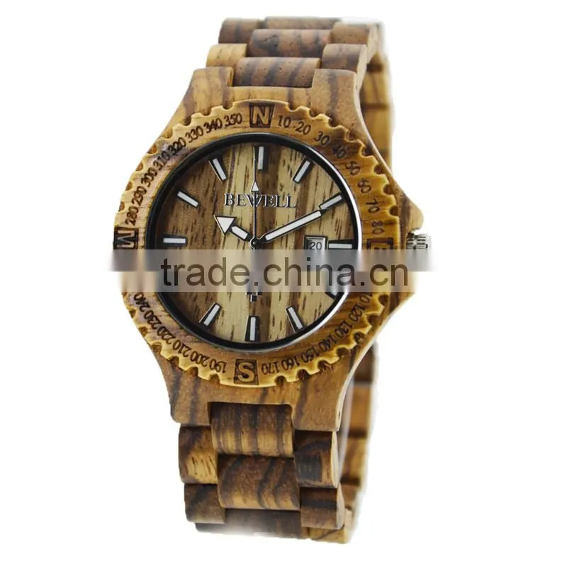 2016 Natural eco-friendly Handmade wooden watches