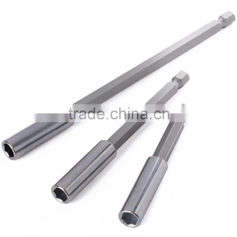 3pcs Magnetic Bit Holder Extensions Tip Bar 3" 4" 6" Quick 1/4" Hex Shank Electric Screwdriver Drill Bis tools